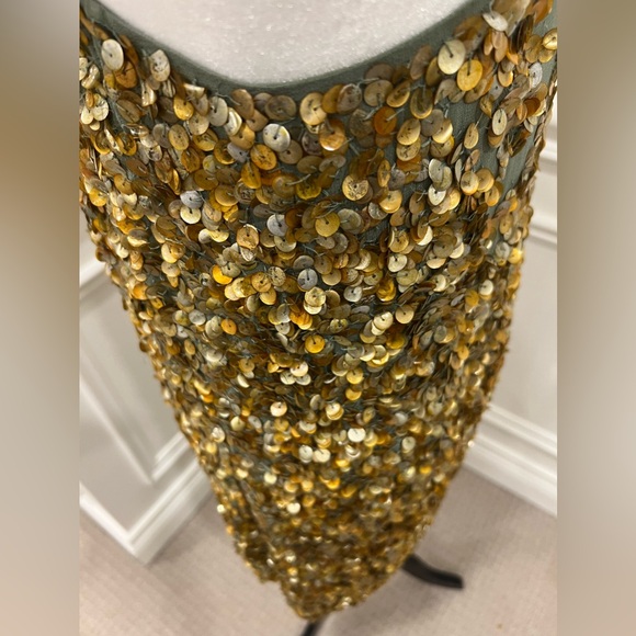 Spectacular Stella McCartney shell/sequin silk dress. Size 36 - Picture 5 of 10